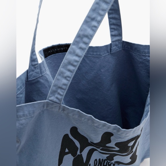 AllSaints Logo Canvas Tote - Picture 4 of 6